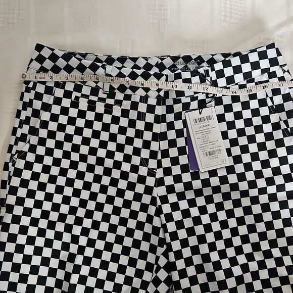 Black and White Checkered Golf Pants - Picture 12 of 16